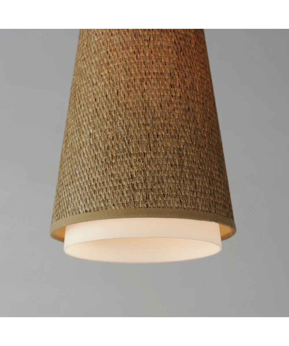 Sumatra 1-Light Pendant Natural Aged Brass - Image 4