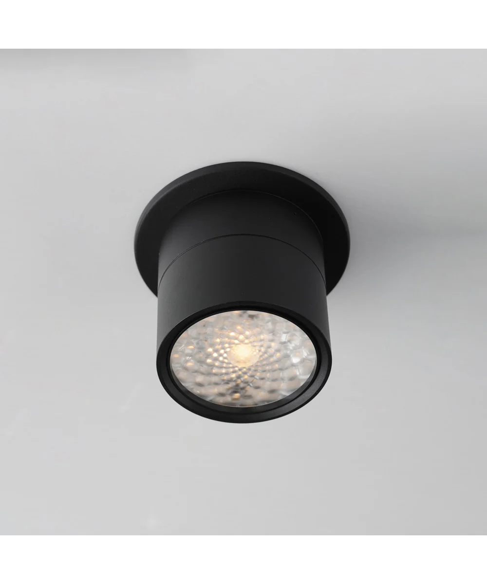Swinger 5.25 inch Adjustable LED Flush Mount Black - Image 2