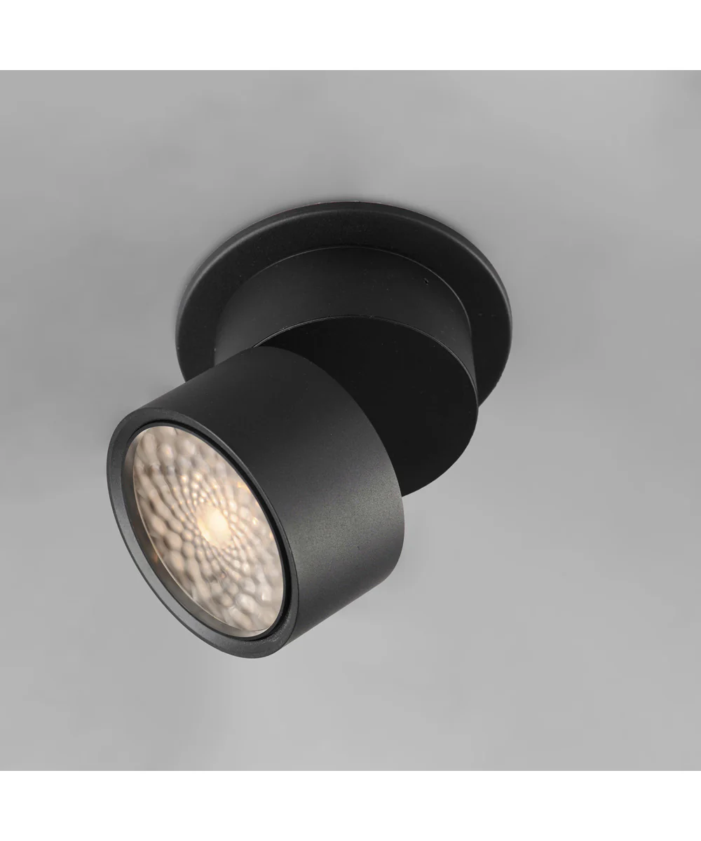 Swinger 5.25 inch Adjustable LED Flush Mount Black - Image 4