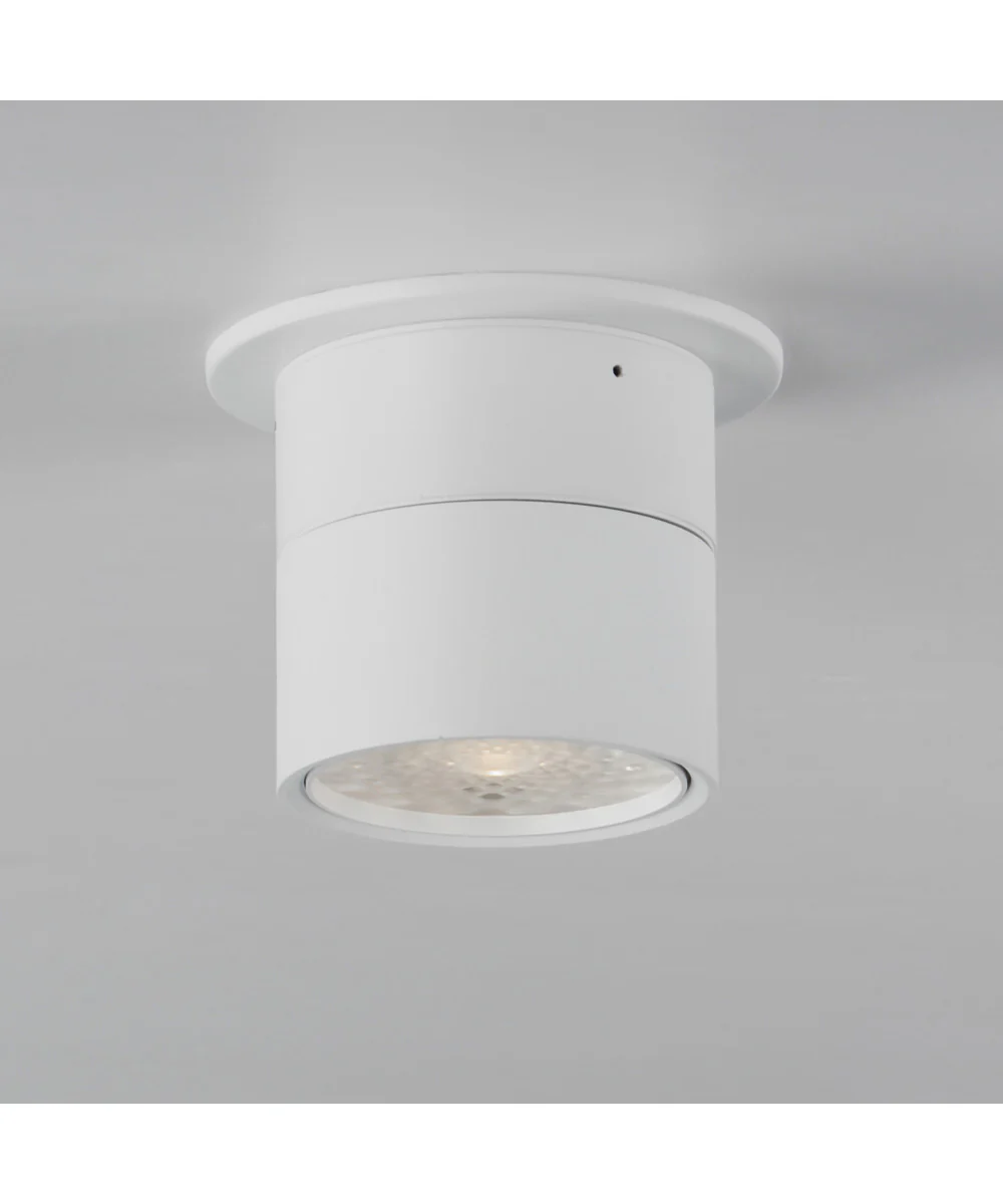 Swinger 5.25 inch Adjustable LED Flush Mount White - Image 2