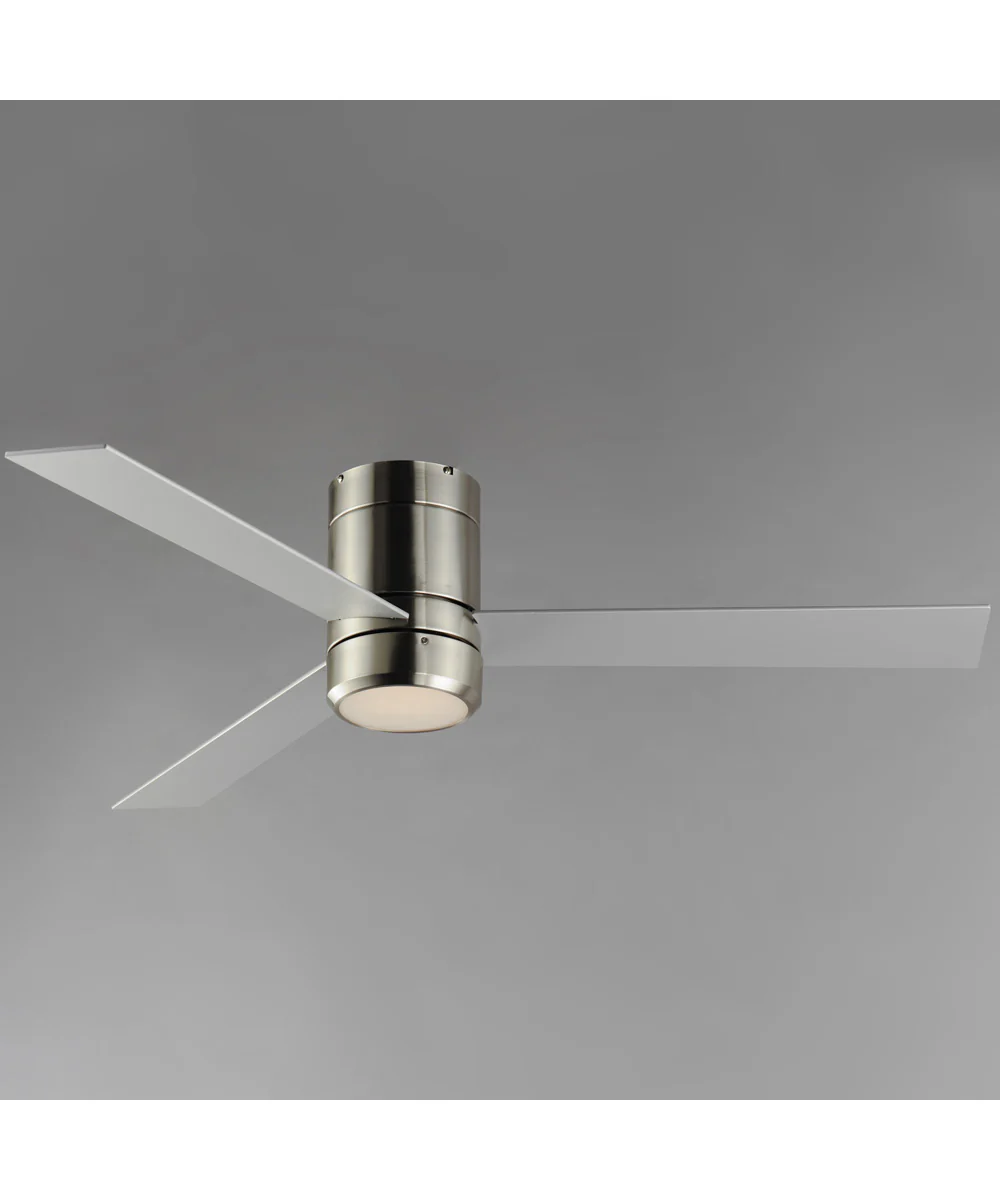 Tanker 52 inch 3-Blade Hugger Fan w LED Light Kit Satin Nickel - Image 2