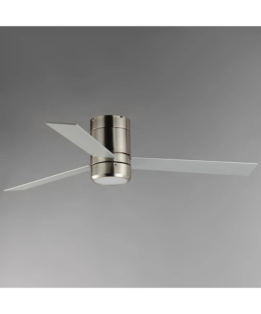 Tanker 52 inch 3-Blade Hugger Fan w LED Light Kit Satin Nickel - Image 3