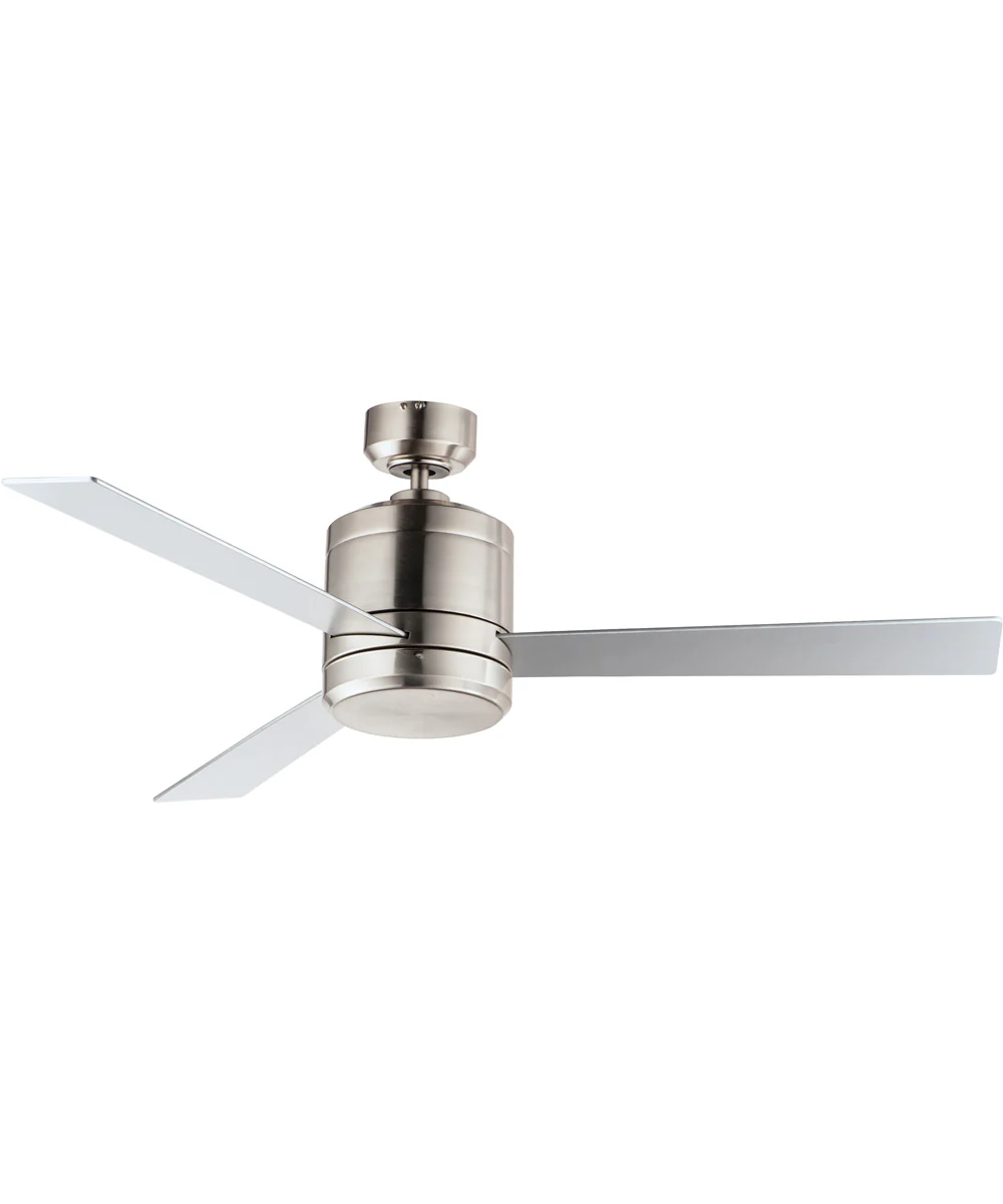 Tanker 52" Nickel Indoor/Outdoor Nickel Fan Satin Nickel