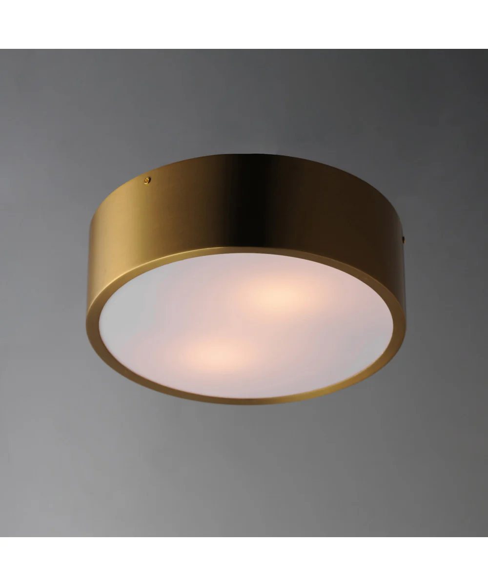 Tommy 12 inch  2-Light Surface Mount Satin Brass - Image 4