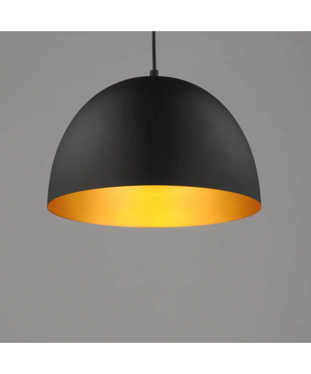 Tova 14 inch Pendant Black / Gold - Image 4