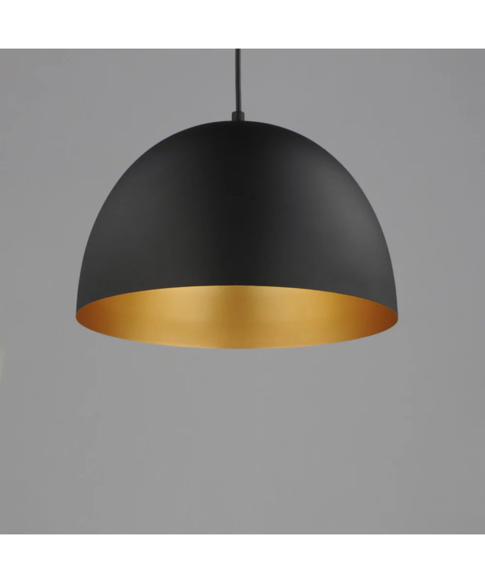 Tova 14 inch Pendant Black / Gold - Image 5