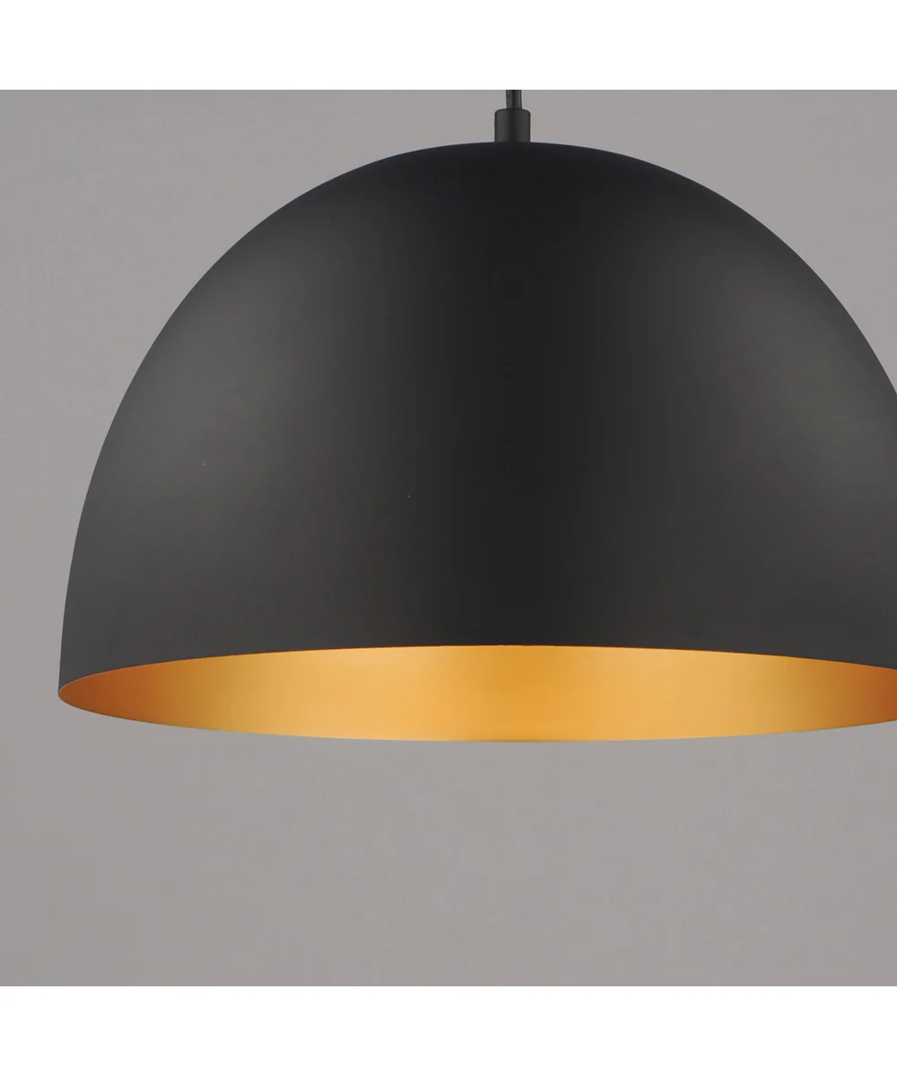 Tova 14 inch Pendant Black / Gold - Image 6