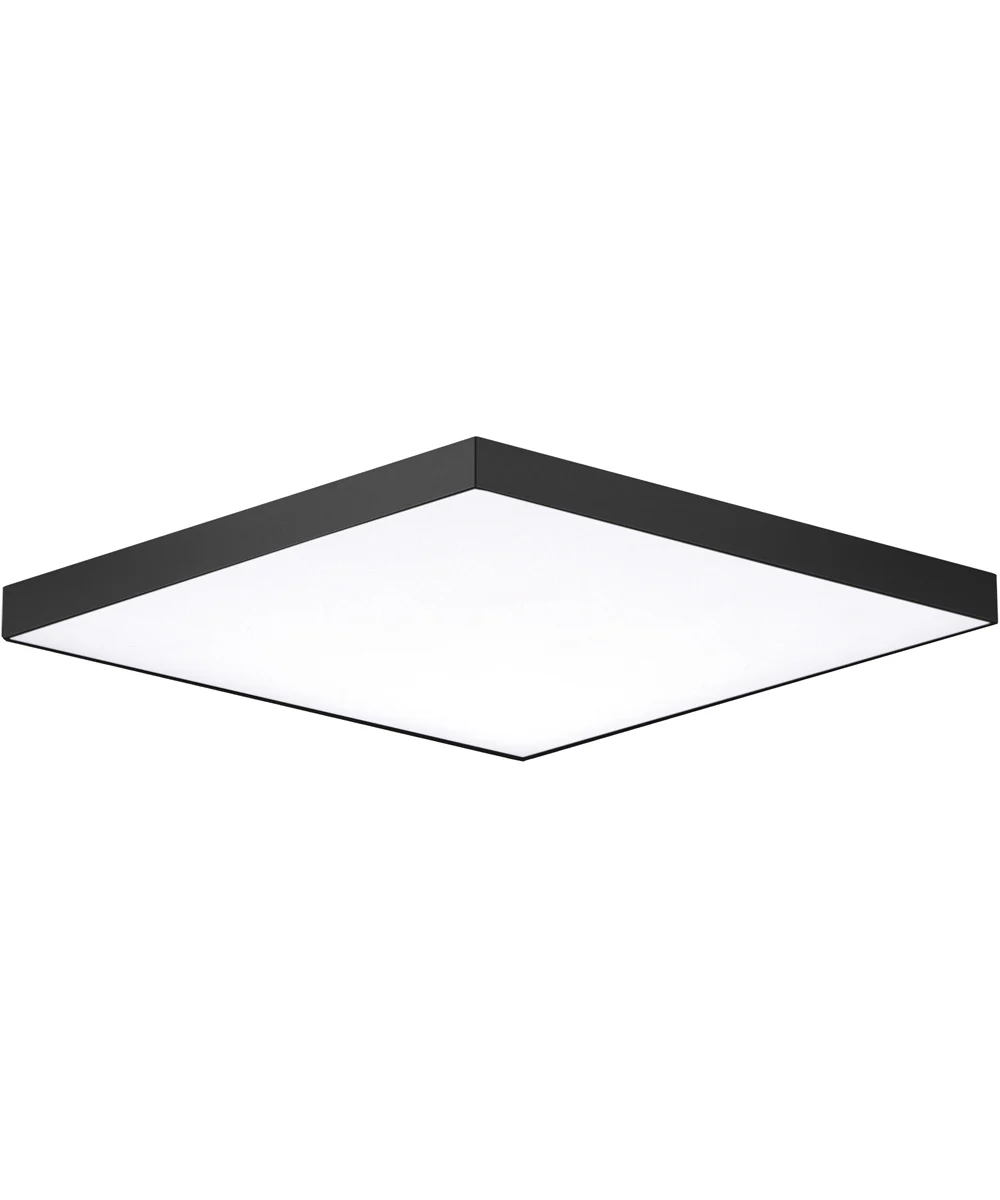 Trim 15.5 inch SQ LED Flush Mount 3000K Black