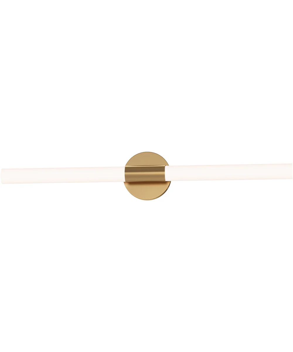 Tubi 30 inch 5CCT LED Bath Bar Natural Aged Brass