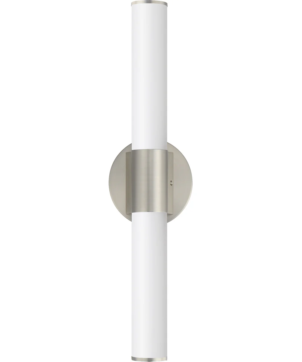 Tubo 24 inch LED Bath Vanity Satin Nickel