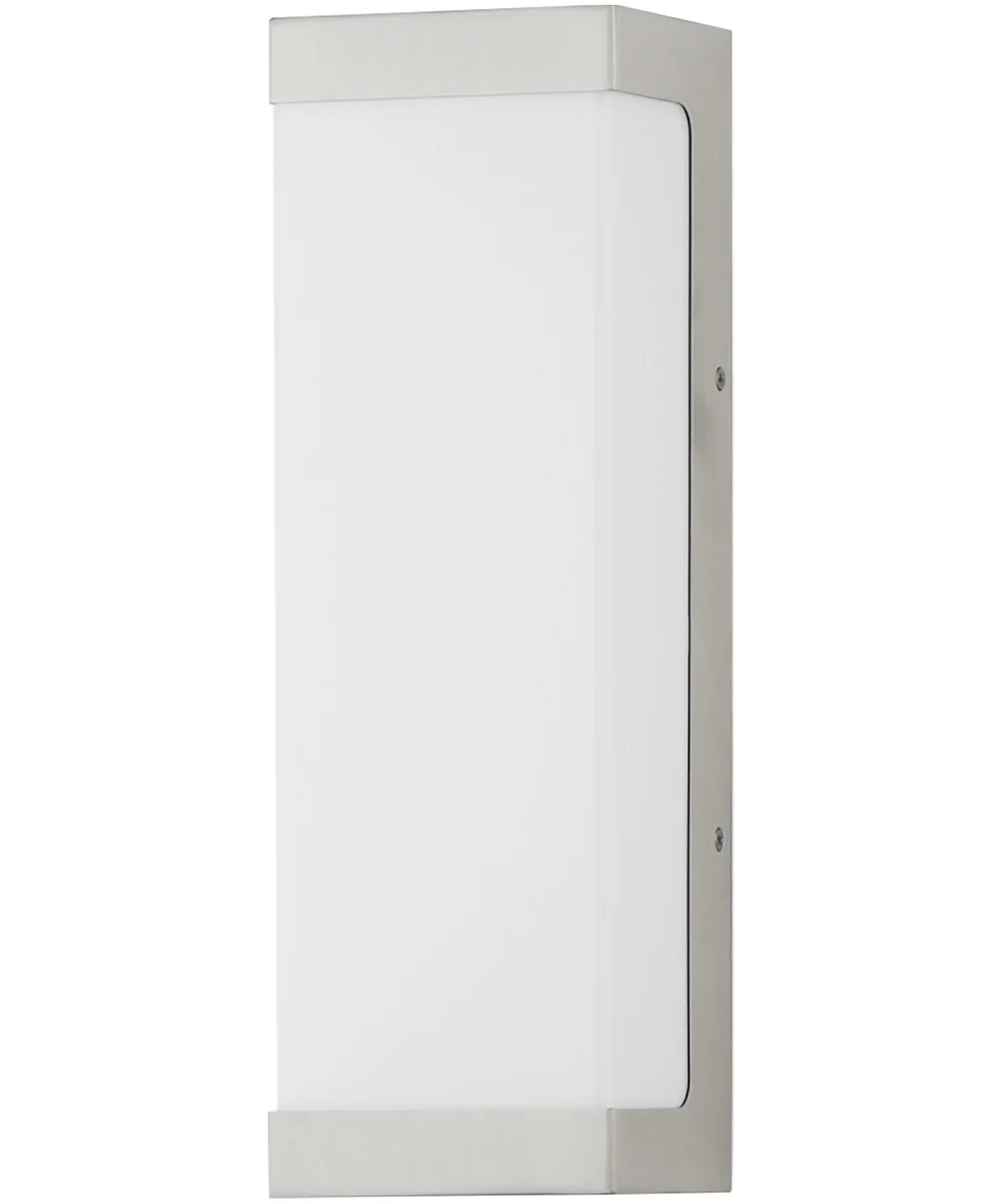 Tunnel 15-16 inch LED Outdoor Sconce Brushed Aluminum