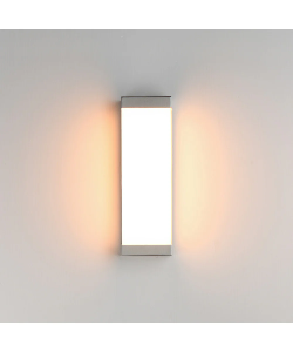 Tunnel 15-16 inch LED Outdoor Sconce Brushed Aluminum - Image 3