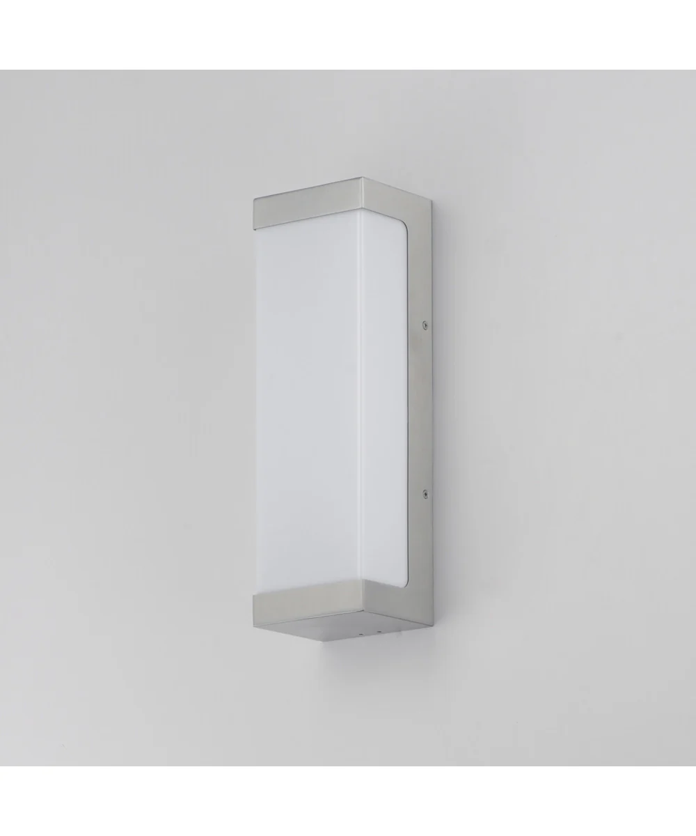 Tunnel 15-16 inch LED Outdoor Sconce Brushed Aluminum - Image 4