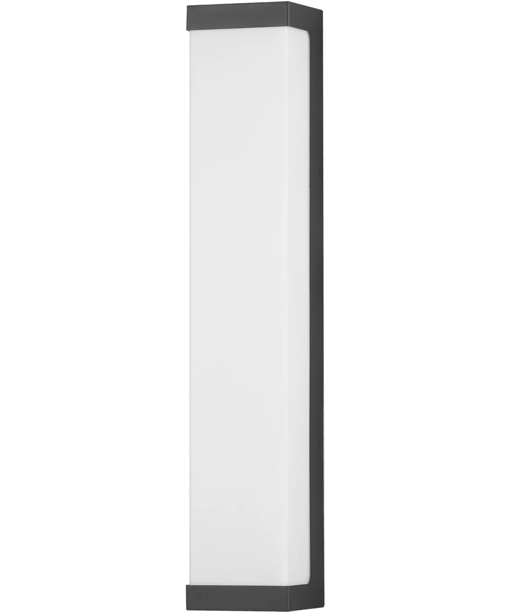Tunnel 26-28 inch LED Outdoor Sconce Black