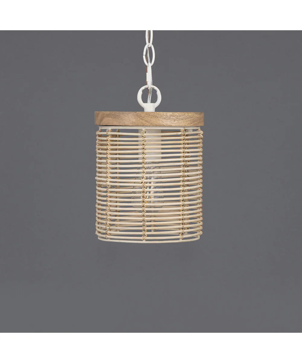 Vannerie 1-Light Large Pendant Ecru - Image 4