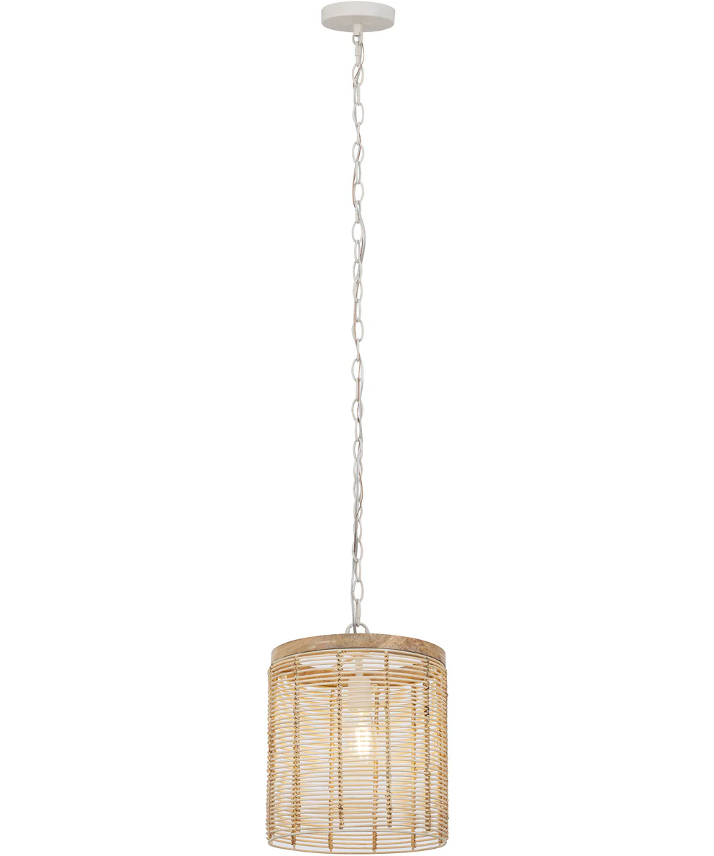 Vannerie 1-Light Mini Pendant Ecru - Image 2