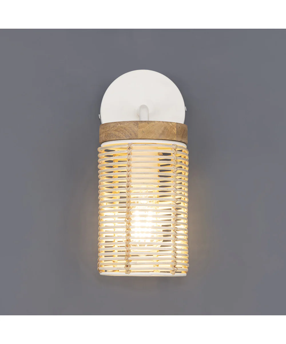 Vannerie 1-Light Wall Sconce Ecru - Image 3