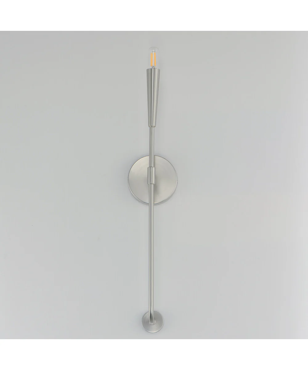 Vela 1-Light Sconce Satin Nickel - Image 2