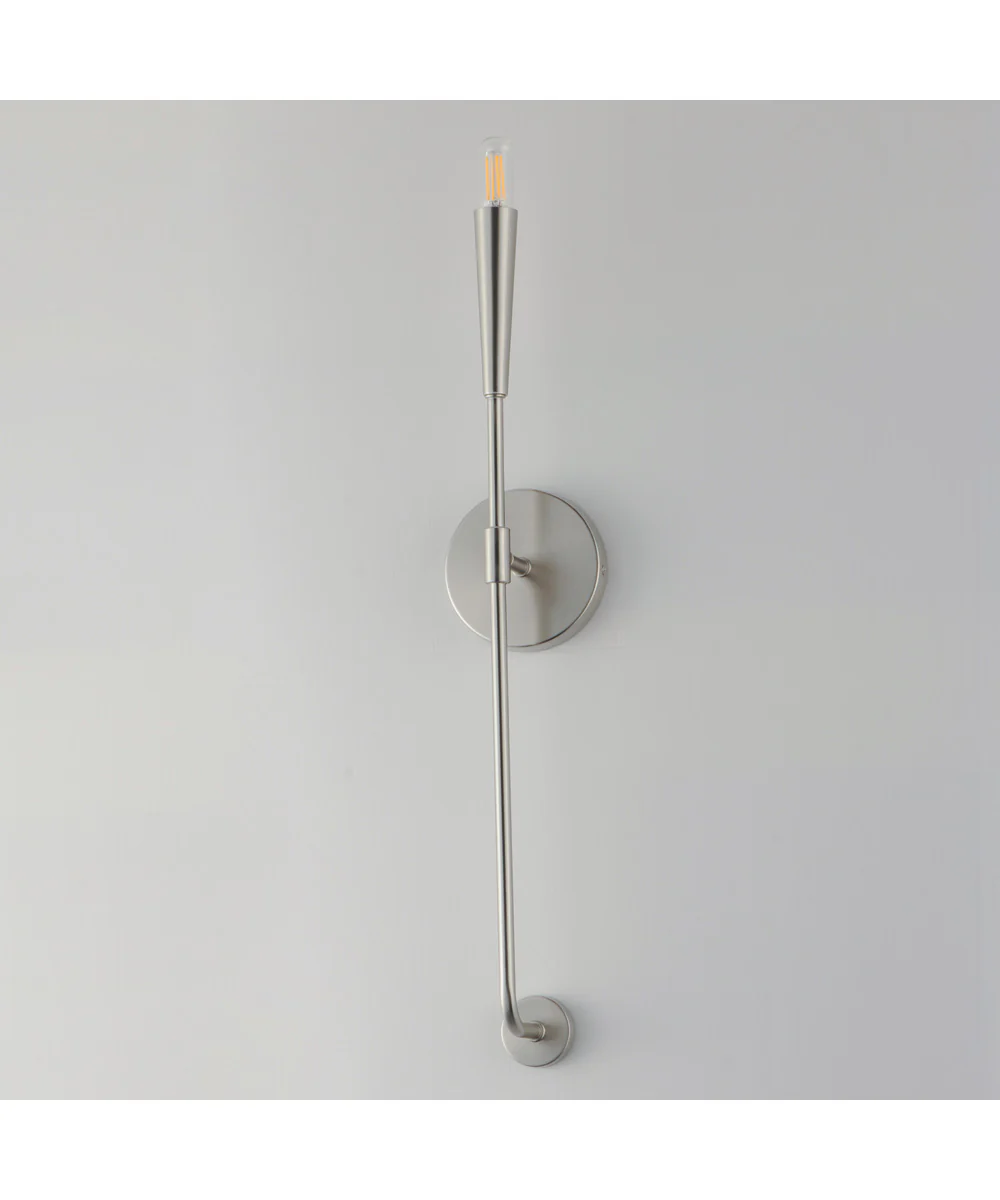Vela 1-Light Sconce Satin Nickel - Image 4