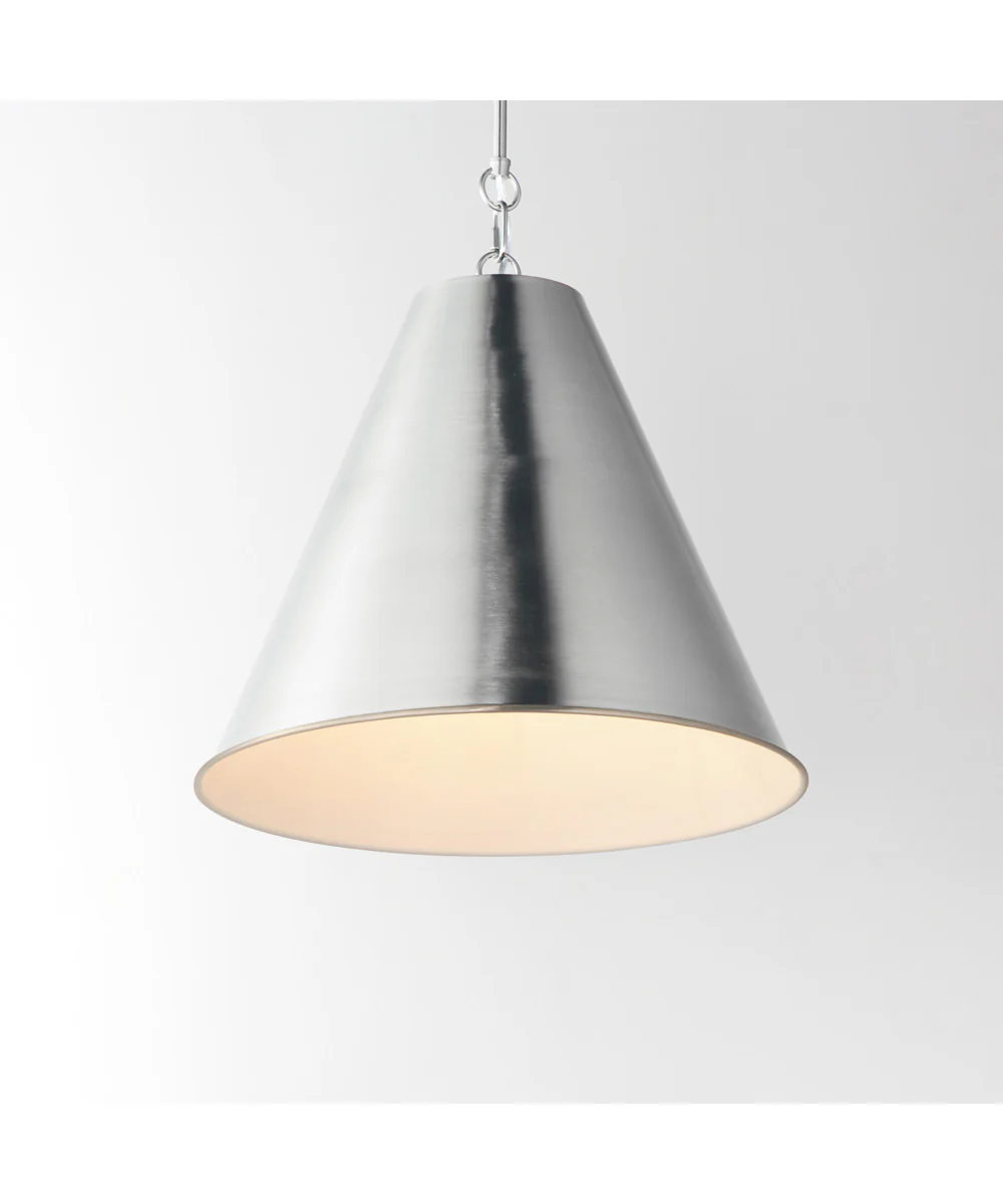 Veritas 18 inch 1-Light Pendant Satin Nickel - Image 4