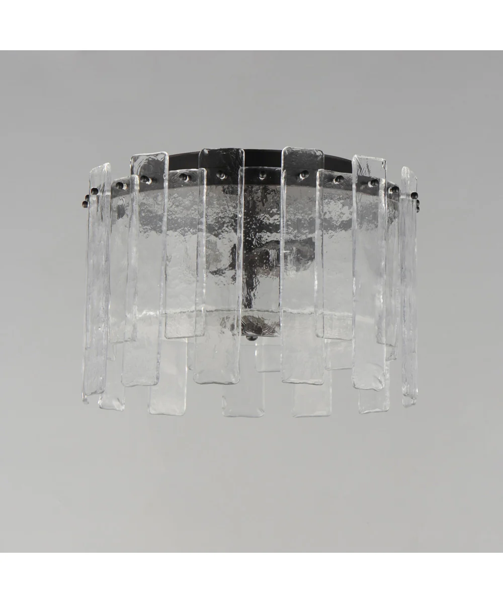 Warren 2-Light Flush Mount Dark Bronze - Image 2