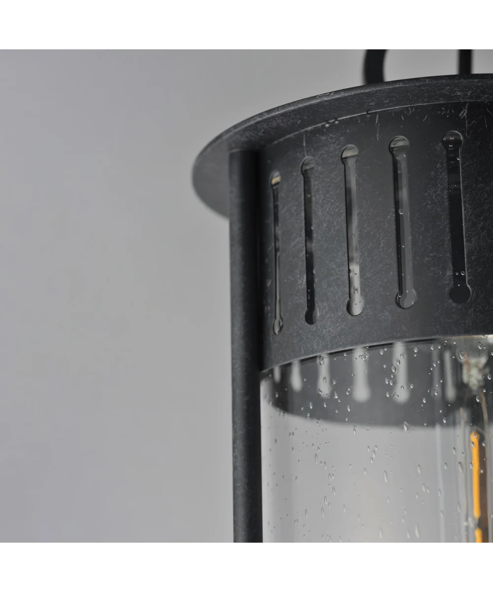 Windsor 1-Light Outdoor Pendant Black Patina - Image 4