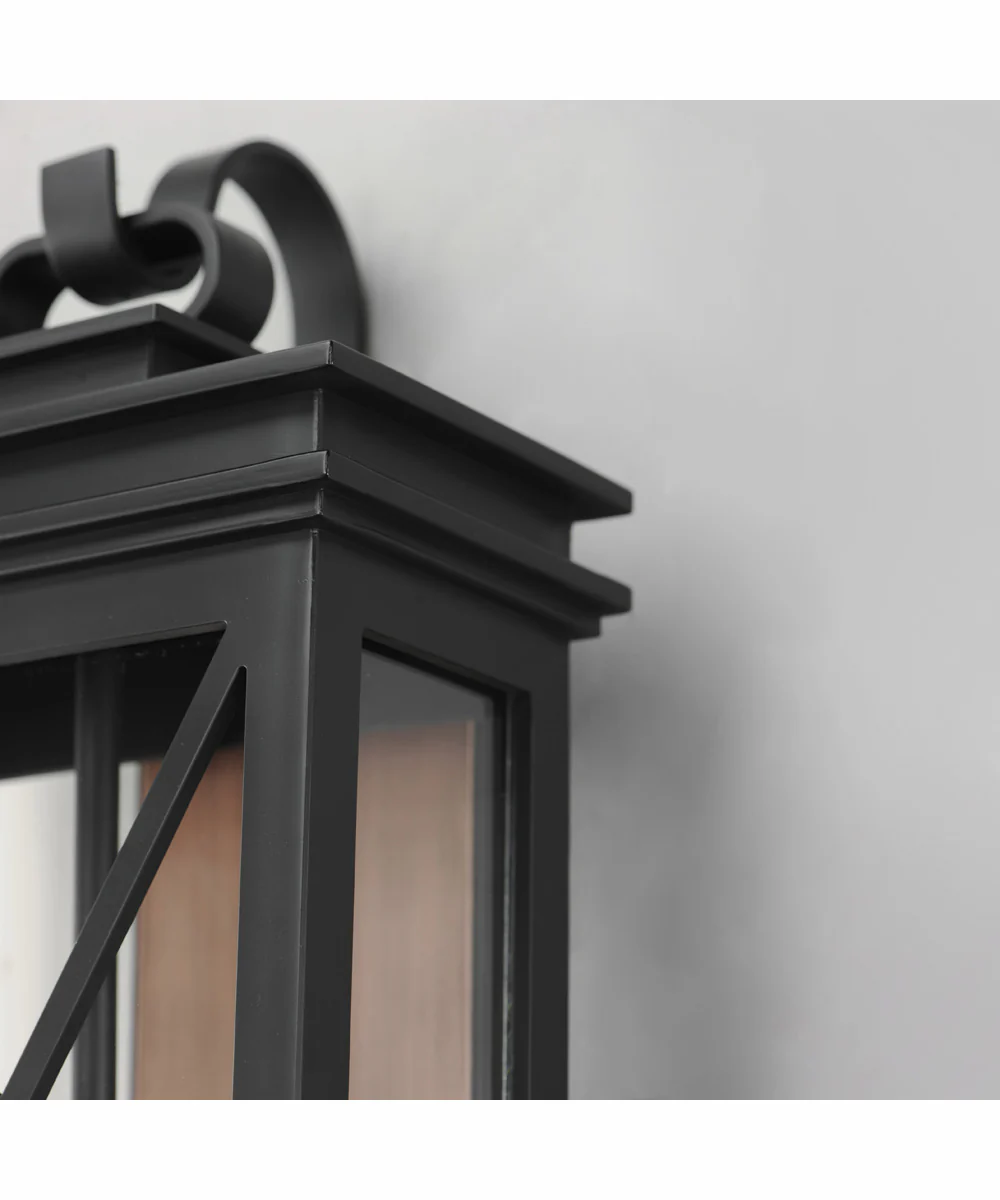 Yorktown VX 2-Light Outdoor Wall Sconce Black/Aged Copper - Image 5
