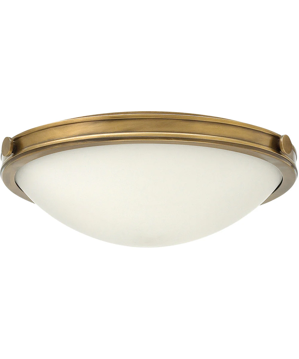 Maxwell LED-Light Medium Flush Mount in Heritage Brass