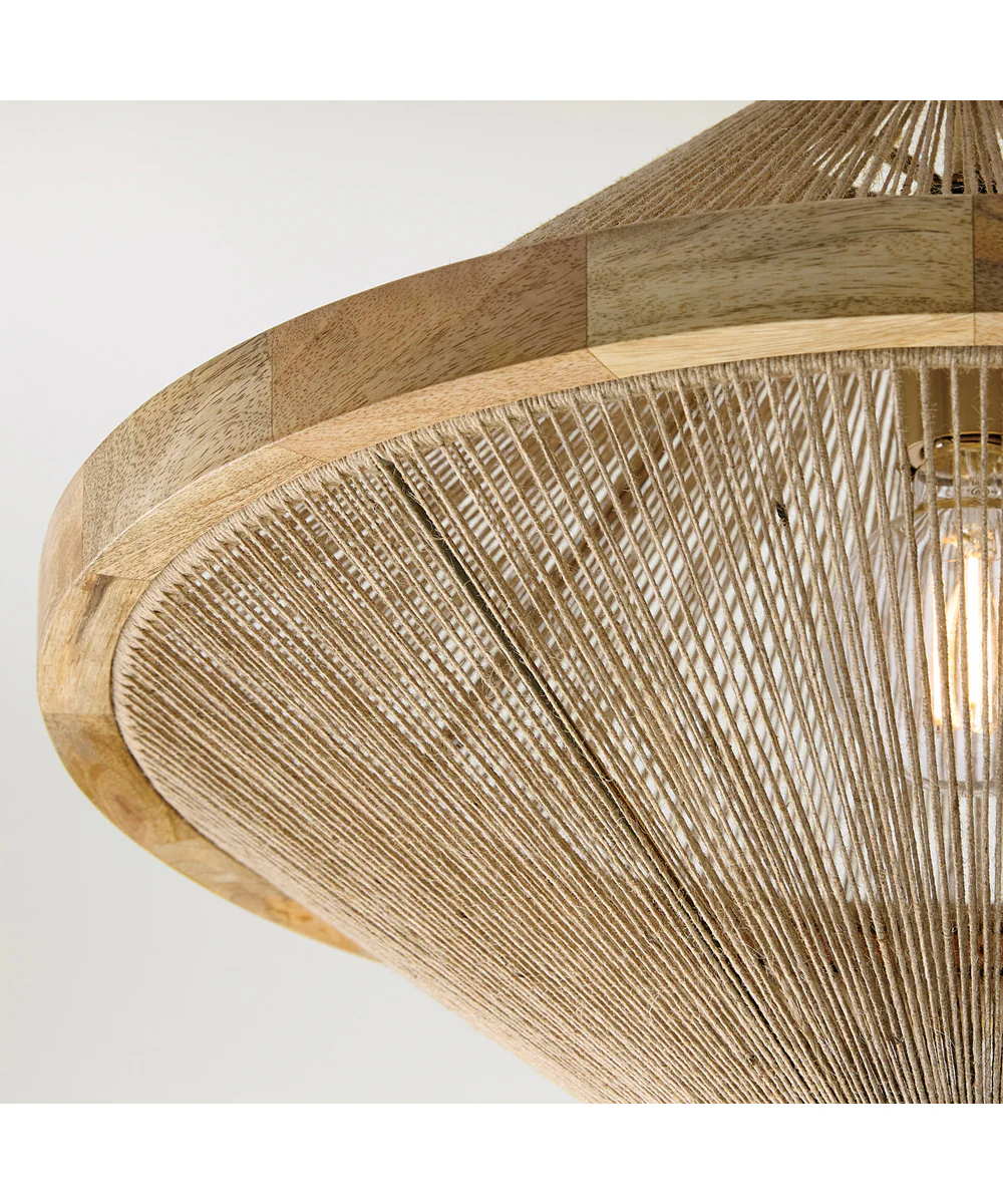 Maya 1-Light Semi-Flush Matte Brass - Image 5