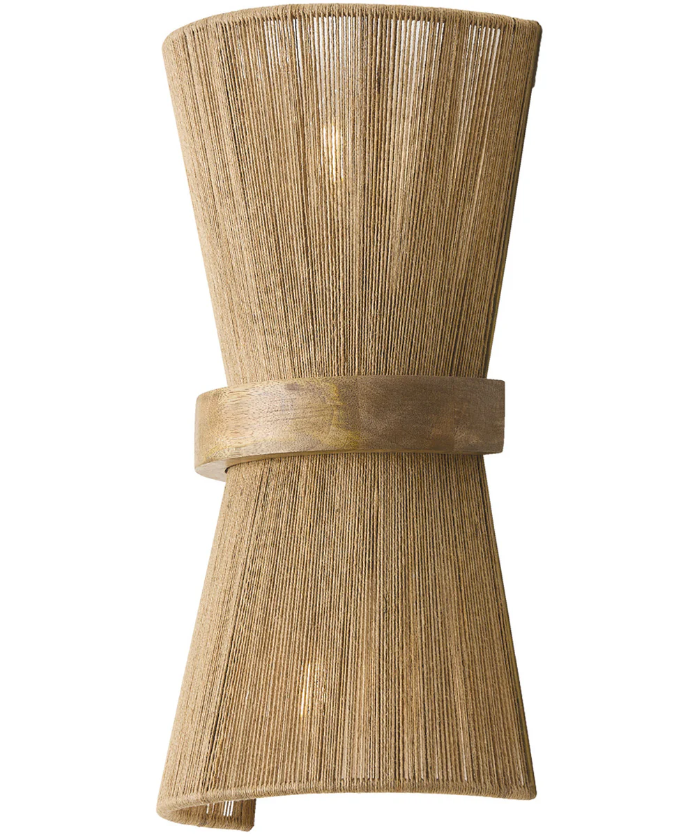 Maya 2-Light Sconce Matte Brass