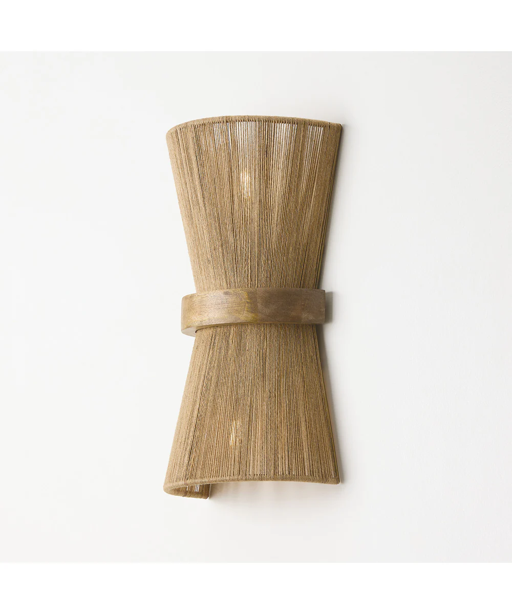 Maya 2-Light Sconce Matte Brass - Image 2