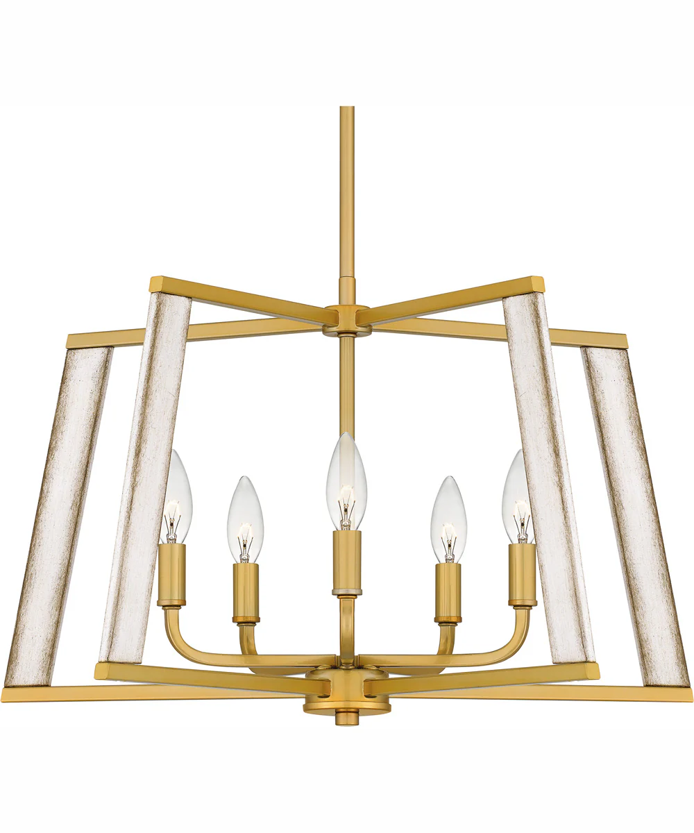Mayline 5-light Pendant Light Gold - Image 6