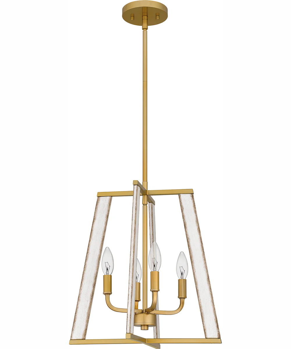 Mayline Large 4-light Pendant Light Gold - Image 3