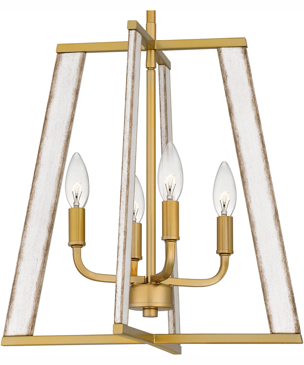 Mayline Large 4-light Pendant Light Gold - Image 6