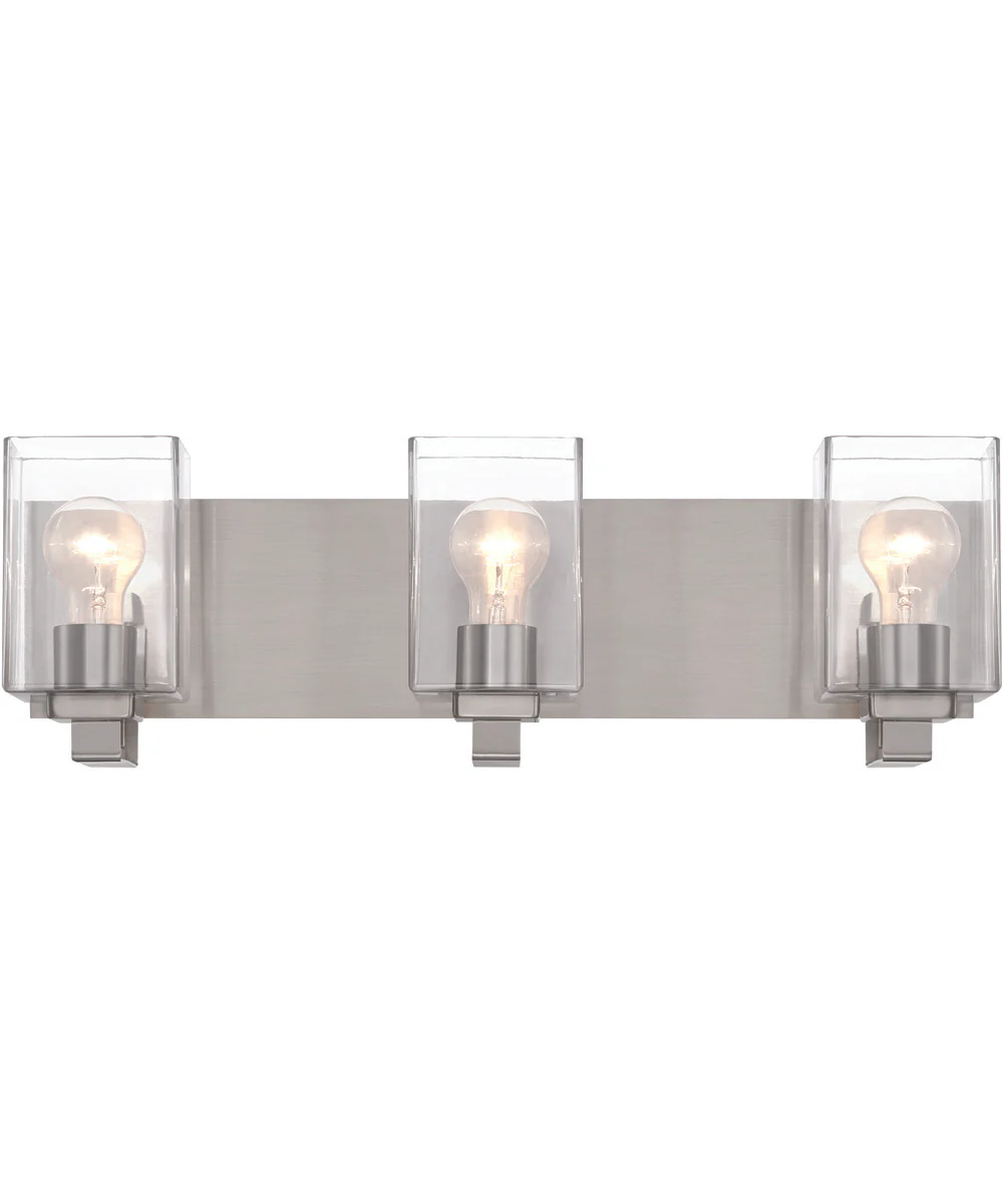 McClane 3-Light Lighting Brushed Polished Nickel - Image 4