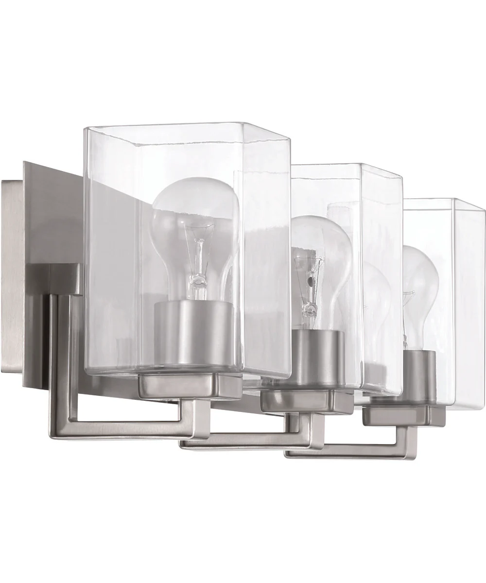 McClane 3-Light Lighting Brushed Polished Nickel - Image 5