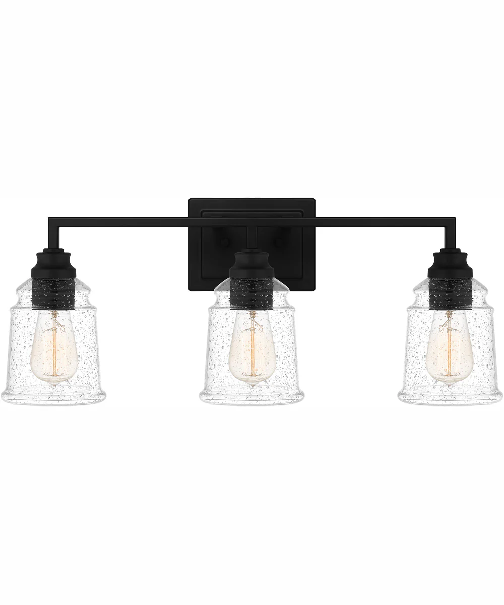 McIntire Large 3-light Bath Light Matte Black - Image 2