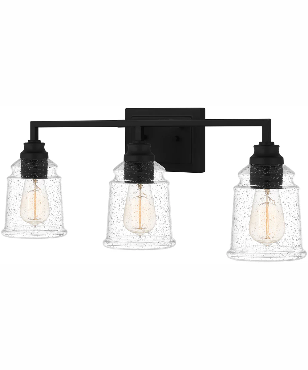 McIntire Large 3-light Bath Light Matte Black - Image 4
