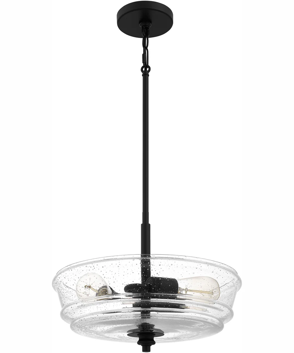 McIntire Large 3-light Pendant Matte Black - Image 3