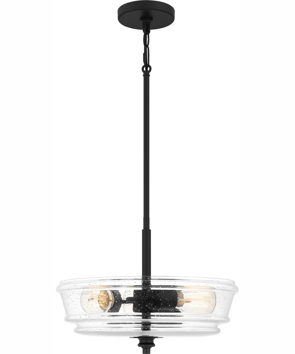 McIntire Large 3-light Pendant Matte Black - Image 4