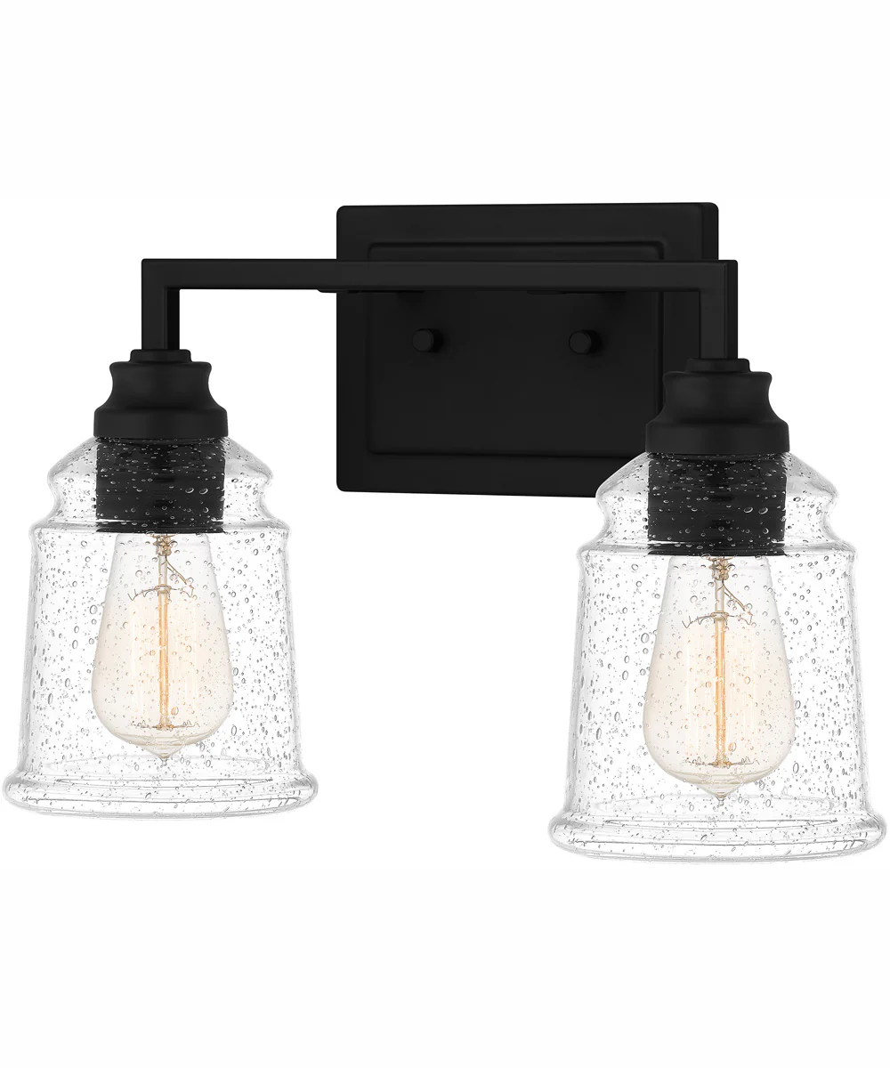 McIntire Medium 2-light Bath Light Matte Black - Image 4