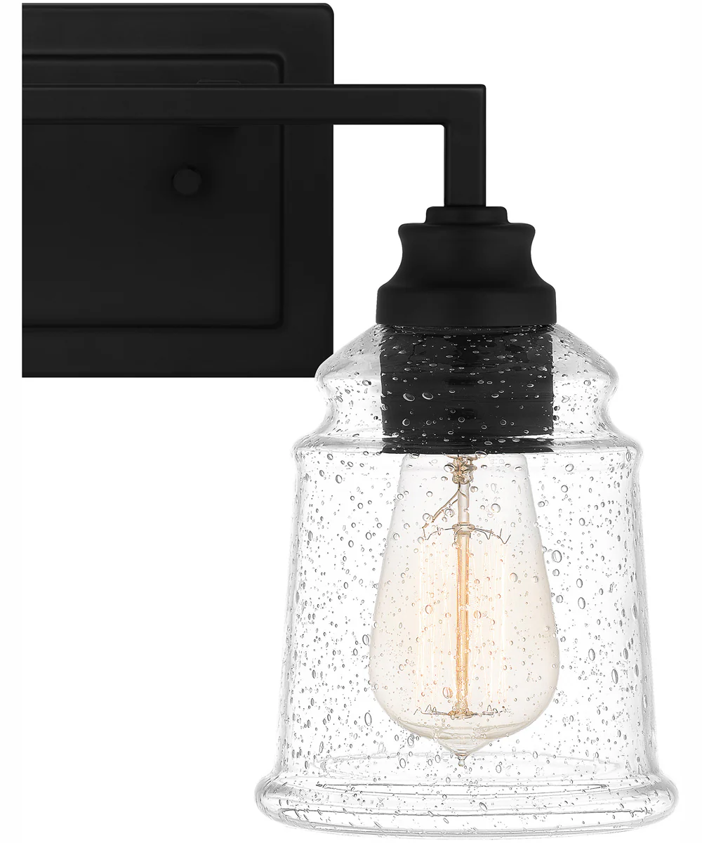 McIntire Medium 2-light Bath Light Matte Black - Image 6