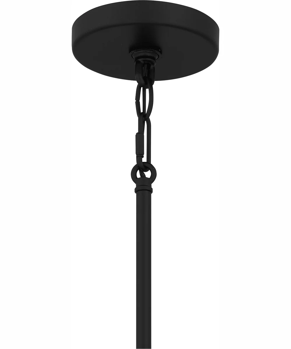 McIntire Small 1-light Mini Pendant Matte Black - Image 7