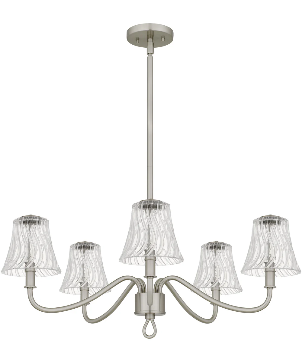 McKinney 5-light Chandelier Brushed Nickel - Image 2