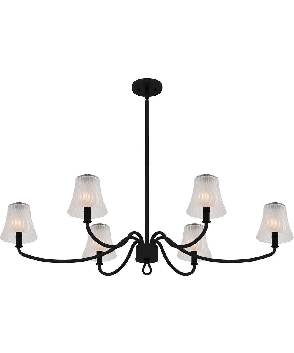 McKinney Medium 6-light Island Light Matte Black - Image 4