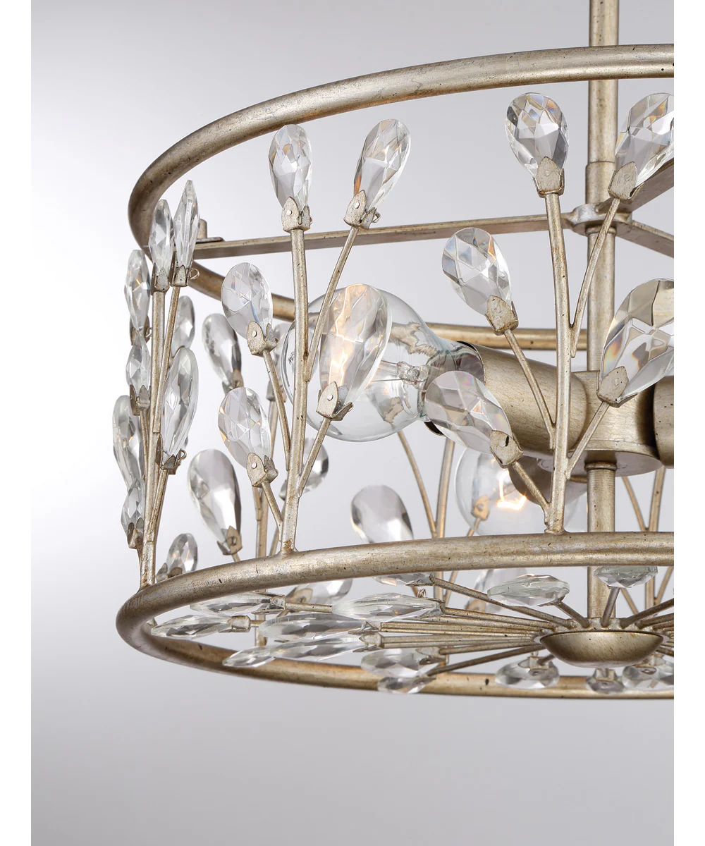 Meadow Lane 3-light Semi Flush Mount Vintage Gold - Image 6
