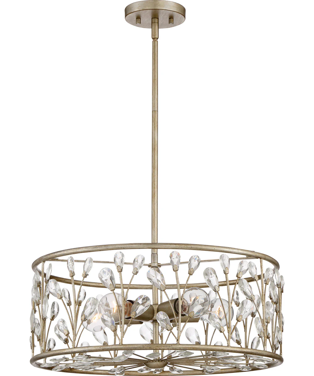 Meadow Lane 5-light Pendant Vintage Gold - Image 2