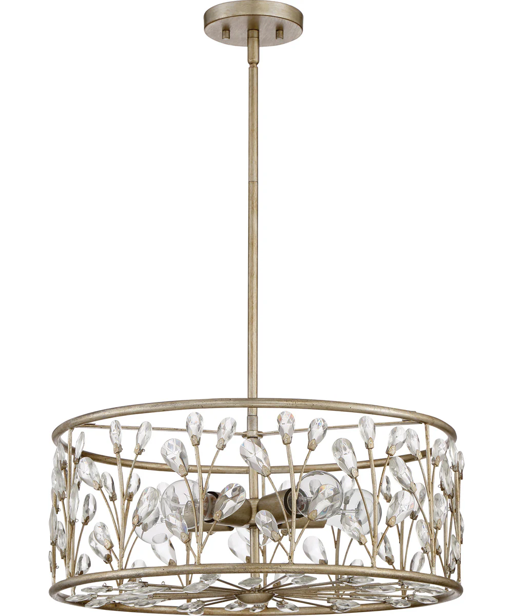 Meadow Lane 5-light Pendant Vintage Gold - Image 3