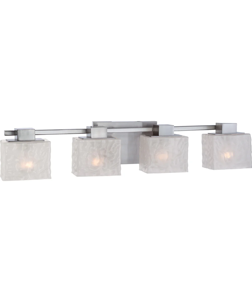 Melody Extra Large 4-light Bath Light Brushed Nickel - Image 3