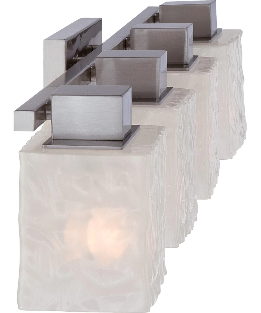 Melody Extra Large 4-light Bath Light Brushed Nickel - Image 4